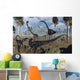 Two Allosaurus Predators Plan Wall Decal