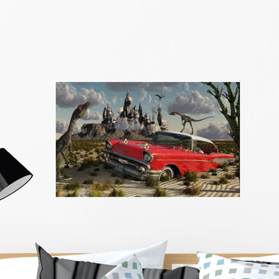Artist's Concept Illustrating Possibility Wall Decal Design 2 shown on a wall
