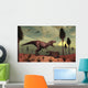Triceratops Falls Victim to Wall Decal