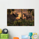 Tyrannosaurus Rex and Triceratops Wall Decal