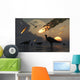 Hadrosaurs Graze Peacefully as Wall Decal