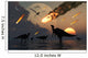 Hadrosaurs Graze Peacefully as Wall Decal