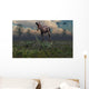Two Lesothosaurus Dinosaurs Run Wall Decal