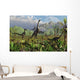 Velociraptor Dinosaurs Attack Camarasaurus Wall Decal