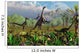 Velociraptor Dinosaurs Attack Camarasaurus Wall Decal