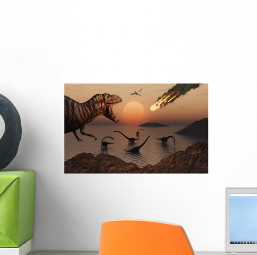 Mighty T Rex Roars Wall Decal Design 2