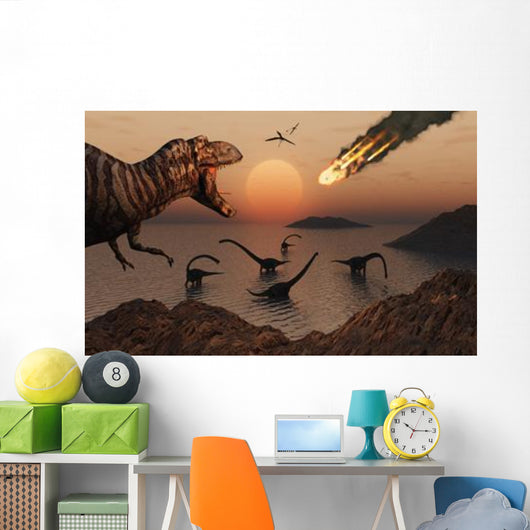 Mighty T Rex Roars Wall Decal Design 2