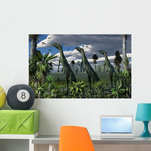Group Lesothosaurus Dinosaurs Lookout Wall Decal