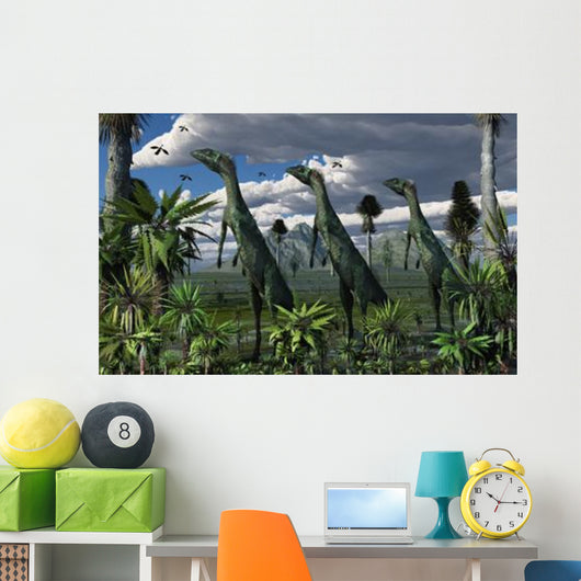 Group Lesothosaurus Dinosaurs Lookout Wall Decal