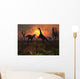 T Rex Confronts Group Wall Decal