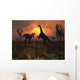 T Rex Confronts Group Wall Decal