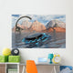 Ufo Catches Attention Curious Wall Decal