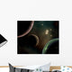 Alien Worlds Orbit Different Wall Decal