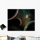 Alien Worlds Orbit Different Wall Decal