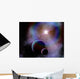 Binary Worlds Orbiting Each Wall Decal