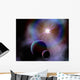 Binary Worlds Orbiting Each Wall Decal