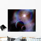 Binary Worlds Orbiting Each Wall Decal
