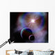 Binary Worlds Orbiting Each Wall Decal