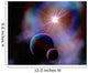 Binary Worlds Orbiting Each Wall Decal