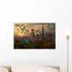 Astronaut Is Greeted Swarm Wall Decal