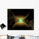 Illustration Double Sunrise Twin Wall Decal