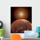 Artist's Concept Distant Red Wall Decal Design 2