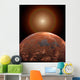 Artist's Concept Distant Red Wall Decal Design 2
