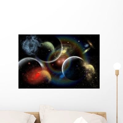 Artist's Concept Illustrating Edge Wall Decal shown on a wall