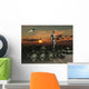 Android Walks amongst Pile Wall Decal