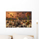 Alien Landscape Where Plants Wall Decal