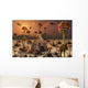 Alien Landscape Where Plants Wall Decal