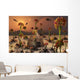 Alien Landscape Where Plants Wall Decal