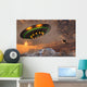 F-22 Raptors Chase Ufo Wall Decal