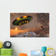 F-22 Raptors Chase Ufo Wall Decal
