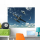 American P-51 Mustang Gives Wall Decal Design 1