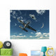 American P-51 Mustang Gives Wall Decal Design 1