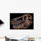Genuine Fossilized Skull T Wall Decal Design 2