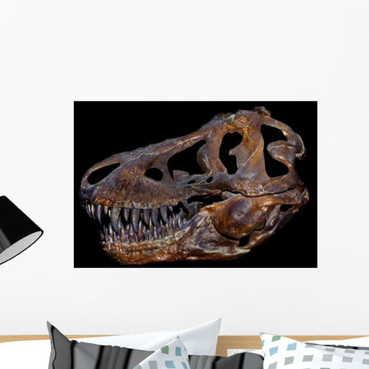 Genuine Fossilized Skull T Wall Decal Design 2