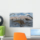 Omeisaurus and Parasaurolphus Dinosaurs Wall Decal Design 2