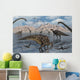 Omeisaurus and Parasaurolphus Dinosaurs Wall Decal Design 2