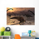 Omeisaurus and Parasaurolphus Dinosaurs Wall Decal Design 1