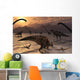 Omeisaurus and Parasaurolphus Dinosaurs Wall Decal Design 1