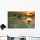 Astronaut Explorer amongst World Wall Decal