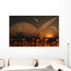 Futuristic Outpost Moon Distant Wall Decal