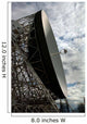 Lovell Telescope Jodrell Bank Wall Decal Design 4