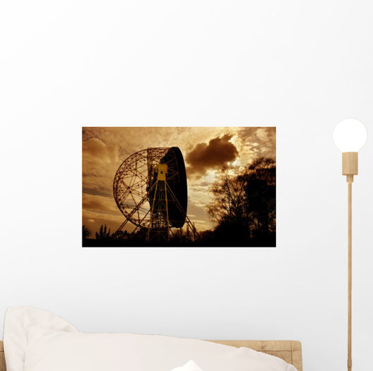 Lovell Telescope Jodrell Bank Wall Decal Design 3