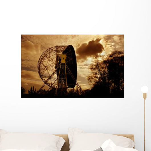 Lovell Telescope Jodrell Bank Wall Decal Design 3