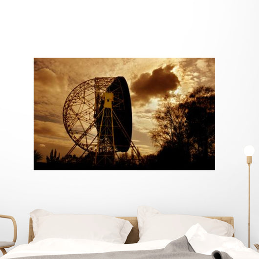 Lovell Telescope Jodrell Bank Wall Decal Design 3