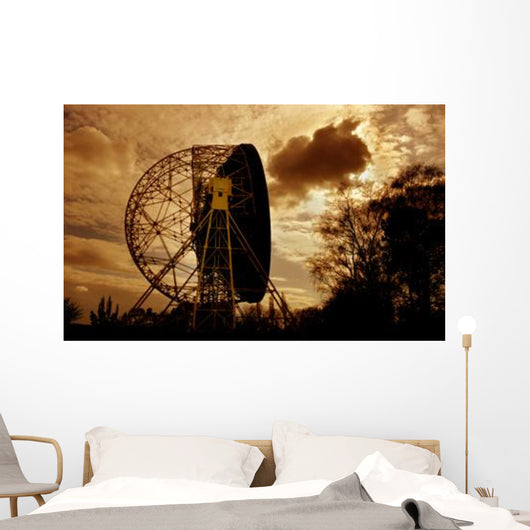 Lovell Telescope Jodrell Bank Wall Decal Design 3