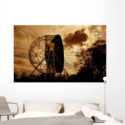 Lovell Telescope Jodrell Bank Wall Decal Design 3